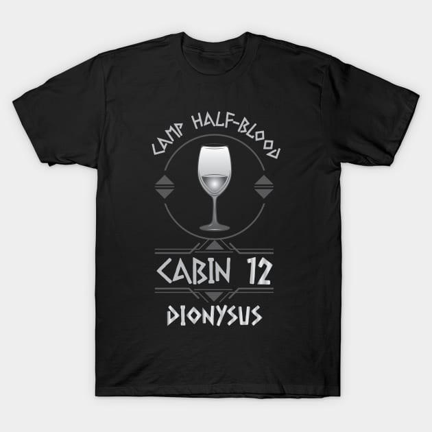 Cabin #12 in Camp Half Blood, Child of Dionysus – Percy Jackson inspired design T-Shirt by NxtArt